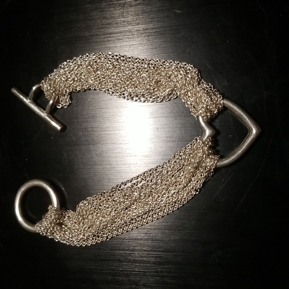 925 pure sterling silver 7in bracelet